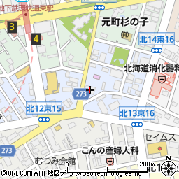 札幌市農協・ＪＡさっぽろ北札幌支店周辺の地図