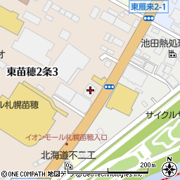 格安タイヤショップトレッド札幌東苗穂店周辺の地図