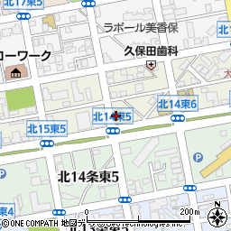 学校法人吉田学園　北海道スポーツ専門学校３号館周辺の地図