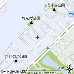北海道江別市大麻元町178-22周辺の地図