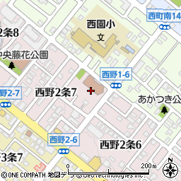 北日本石油株式会社　札幌支店西野灯油センター周辺の地図