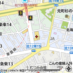札幌トヨペット　クルマックス元町店周辺の地図