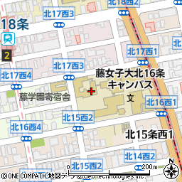 藤女子高等学校周辺の地図
