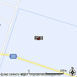 北海道釧路市桜田周辺の地図