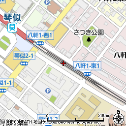 北海道ジェイ・アール都市開発株式会社　本社周辺の地図
