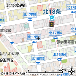 株式会社鈴木塗装工務店　札幌支店周辺の地図