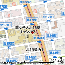 藤女子大学　会計課周辺の地図