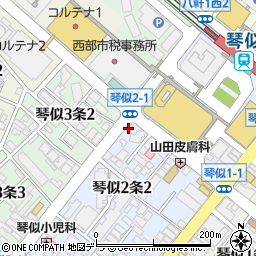 株式会社エレケア　北海道統括営業所周辺の地図