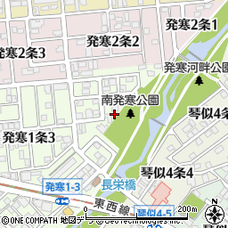 〒063-0821 北海道札幌市西区発寒一条の地図