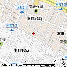 北海道札幌市東区本町２条2丁目6-18周辺の地図
