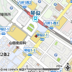 東京靴流通センター　５５８８琴似店周辺の地図