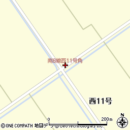 南8線西11号角周辺の地図