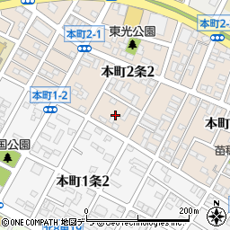 北海道札幌市東区本町２条2丁目6周辺の地図
