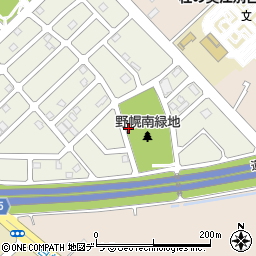 野幌南緑地公衆トイレ周辺の地図