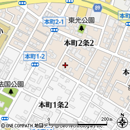 北海道札幌市東区本町２条2丁目6-3周辺の地図