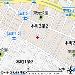 北海道札幌市東区本町２条2丁目6-11周辺の地図