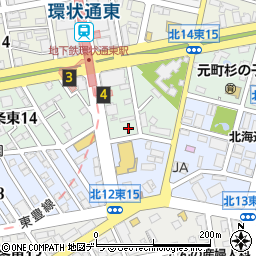 ドコモショップ　札幌環状通東店周辺の地図