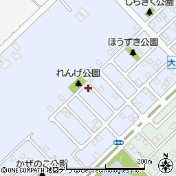北海道江別市大麻元町174-42周辺の地図