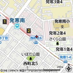 留萌信用金庫札幌西支店周辺の地図