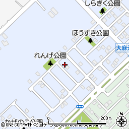 北海道江別市大麻元町174-40周辺の地図