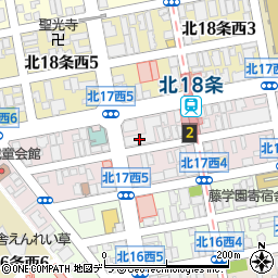 クラークマンションＮ１７周辺の地図