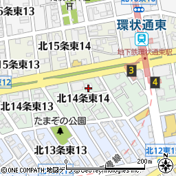 札幌市ＰＡサポートセンター周辺の地図