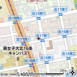 早稲田イーライフ札幌・弐番館周辺の地図