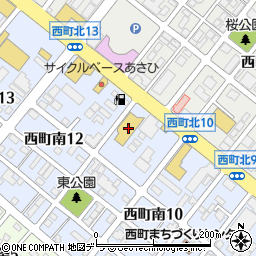 ネッツトヨタ札幌西町店周辺の地図