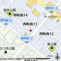 サンダイヤ株式会社　札幌支店周辺の地図