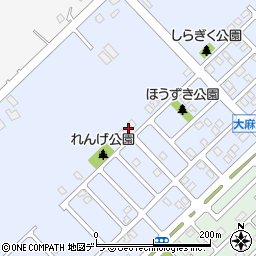 北海道江別市大麻元町174-54周辺の地図