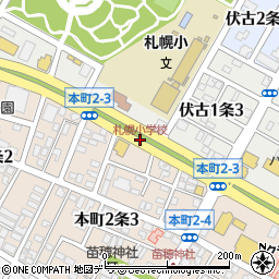 札幌小学校周辺の地図