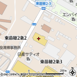 北海道日野自動車本社周辺の地図