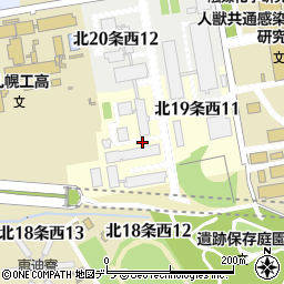 北海道庁　北海道立衛生研究所周辺の地図