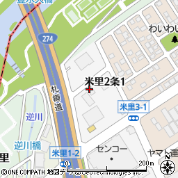 三立コンクリート打設株式会社札幌営業所周辺の地図