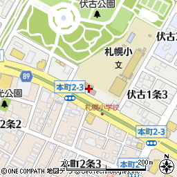 札幌市社会自立センター周辺の地図