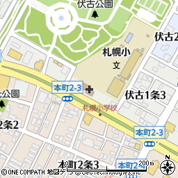 札幌市役所　保健福祉局障がい保健福祉部札幌市社会自立センター周辺の地図