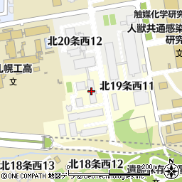 北海道立衛生研究所周辺の地図