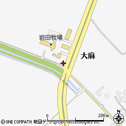 〒069-0845 北海道江別市大麻の地図