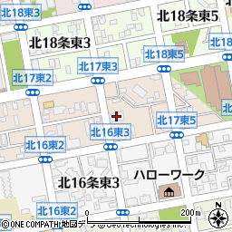 ホーチキ北海道支社周辺の地図