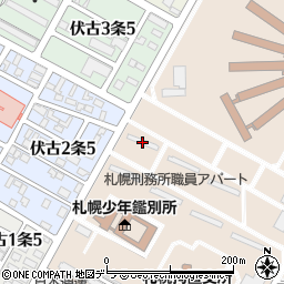 札幌刑務所官舎９号棟周辺の地図