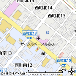 サイゼリヤ ナムコワンダーシティ札幌店周辺の地図