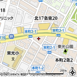 スターバックスコーヒー札幌環状通東店周辺の地図
