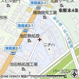 北海道札幌市東区東雁来３条1丁目周辺の地図