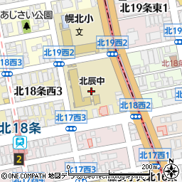 〒001-0018 北海道札幌市北区北十八条西３丁目の地図