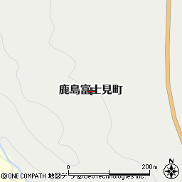 北海道夕張市鹿島富士見町周辺の地図