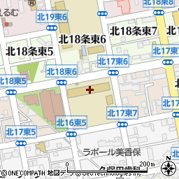 札幌市立美香保中学校周辺の地図
