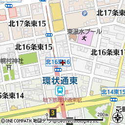 柳月札幌店周辺の地図