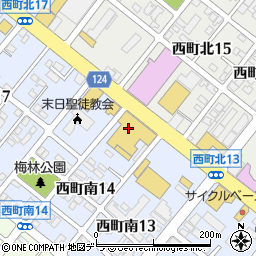 北海道スバル株式会社　札幌西店サービスフロント受付周辺の地図