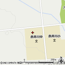 赤井川村立赤井川中学校周辺の地図