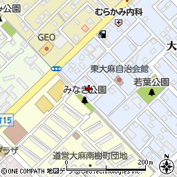 北海道江別市大麻新町2の地図 住所一覧検索 地図マピオン